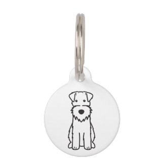 Wire Fox Terrier Dog Cartoon Haustiermarke