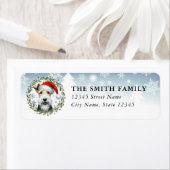 Wire Fox Terrier Dog Return Address Labels (Insitu)