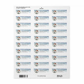 Wire Fox Terrier Dog Return Address Labels (Vorne)
