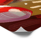 Wire Fox Terrier Dog Weihnachtsfest Poster (Ecke)