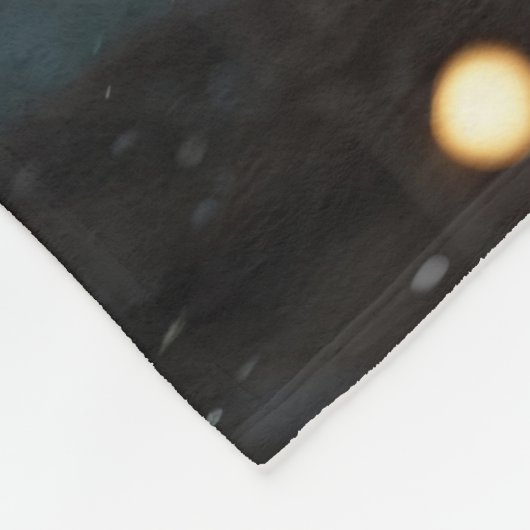 Wire Fox Terrier Dogs Christmas Snow Holiday Fleecedecke (Ecke)