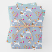 Wire Fox Terrier feiert Wrapping Papers Geschenkpapier Set (Beispiel)
