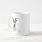 Wire Fox Terrier Geschichte; über Draht-Fuchs-Terr Kaffeetasse (Vorderseite Links)