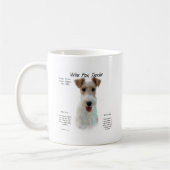 Wire Fox Terrier Geschichte; über Draht-Fuchs-Terr Kaffeetasse (Links)