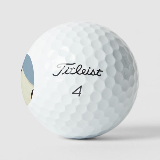 Wire Fox Terrier Golfball (Logo)