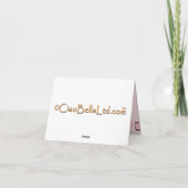 Wire Fox Terrier Greeting Karte (Rückseite)