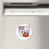 Wire Fox Terrier Halloween Candy Magnet (In Situ (Geschirrspüler))