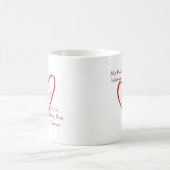 Wire Fox Terrier Heart Belongs Kaffeetasse (Mittel)