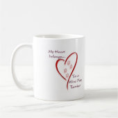 Wire Fox Terrier Heart Belongs Kaffeetasse (Links)