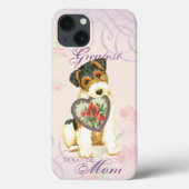 Wire Fox Terrier Heart Mama Case-Mate iPhone Hülle (Rückseite)