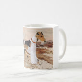 Wire Fox Terrier Herbst Kaffeetasse (VorderseiteRechts)
