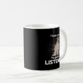 Wire Fox Terrier Hund Ich höre Sie nicht hören Kaffeetasse (VorderseiteRechts)