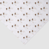 Wire Fox Terrier Hund Rasse Illustration Silhouett Seidenpapier (Ausschnitt)