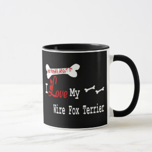 Wire Fox Terrier (I Liebe) Tasse
