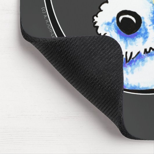 Wire Fox Terrier IAAM Mousepad (Ecke)