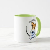 Wire Fox Terrier IAAM Tasse (VorderseiteRechts)