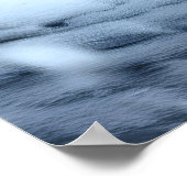 Wire Fox Terrier im Schnee | AI Art Poster (Ecke)