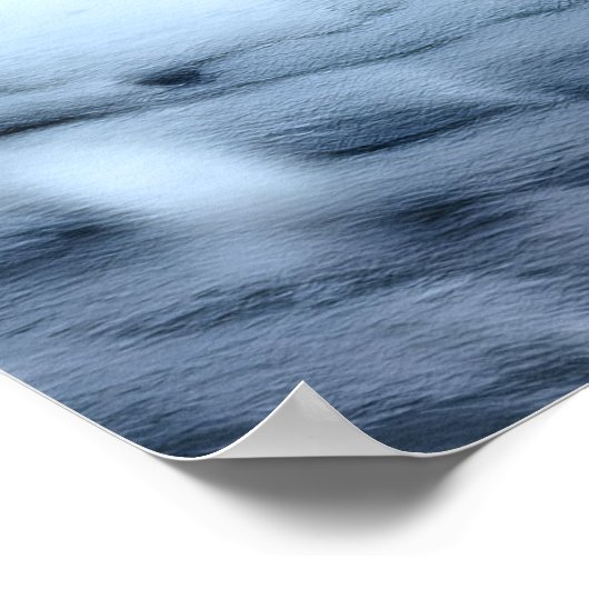 Wire Fox Terrier im Schnee | AI Art Poster (Ecke)