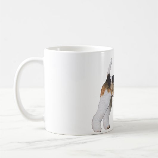Wire Fox Terrier Kaffeetasse (Links)
