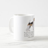Wire Fox Terrier Keepake FEMALE Kaffeetasse (Vorderseite Links)