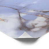 Wire Fox Terrier lässt es Weihnachten schnee Poster (Ecke)