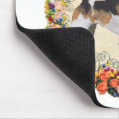 Wire Fox Terrier Liebe Mousepad (Ecke)