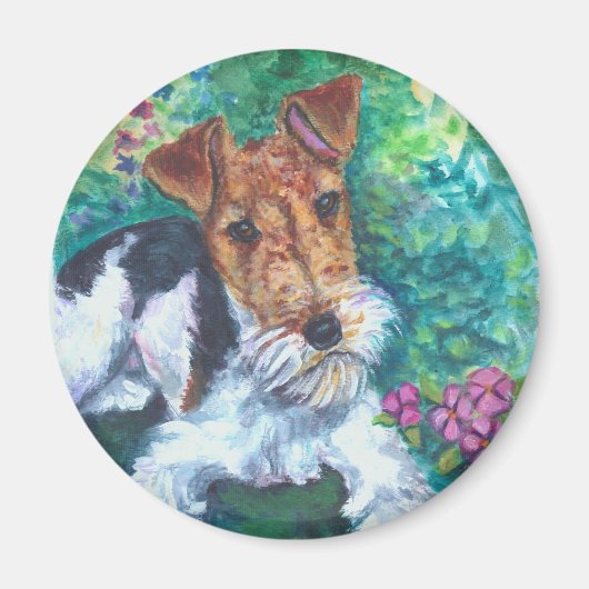 Wire Fox Terrier Magnete Magnet (Vorne)