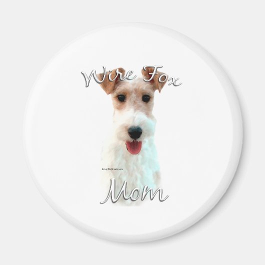Wire Fox Terrier Mama 2 Magnet (Vorne)