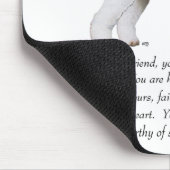 Wire Fox Terrier Memory / Dedication MALE Mousepad (Ecke)