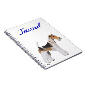 Wire Fox Terrier Notebook Notizblock (Rechte Seite)