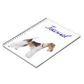 Wire Fox Terrier Notebook Notizblock (Linke Seite)