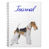 Wire Fox Terrier Notebook Notizblock (Vorderseite)