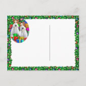 Wire Fox Terrier Open Geschenke Weihnachten (Rückseite)