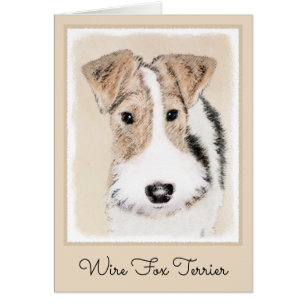 Wire Fox Terrier Painting - Niedliche Original Dog