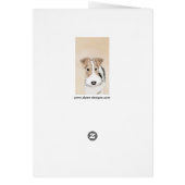 Wire Fox Terrier Painting - Niedliche Original Dog (Hinten)