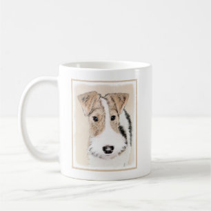 Wire Fox Terrier Painting - Niedliche Original Dog Kaffeetasse