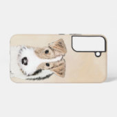 Wire Fox Terrier Painting - Niedliche Original Dog Samsung Galaxy Hülle (Rückseite (Horizontal))