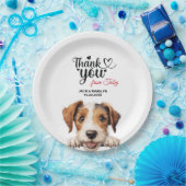 Wire Fox Terrier Pappteller (Party)