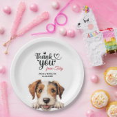 Wire Fox Terrier Pappteller (Party)