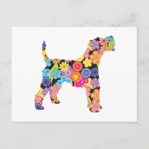 Wire Fox Terrier Postkarte