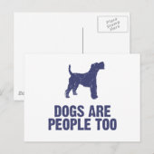 Wire Fox Terrier Postkarte (Vorne/Hinten)