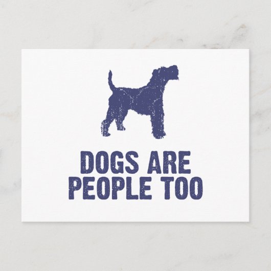 Wire Fox Terrier Postkarte (Vorderseite)