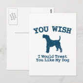 Wire Fox Terrier Postkarte (Vorne/Hinten)