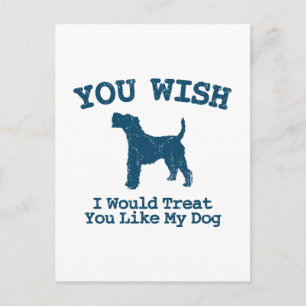 Wire Fox Terrier Postkarte