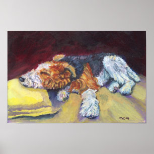 Wire Fox Terrier Print Poster