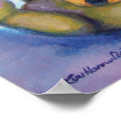 Wire Fox Terrier Print Poster (Ecke)