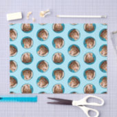 Wire Fox Terrier Puppy Malerei Tricolor Dog Art Seidenpapier (Handwerk)