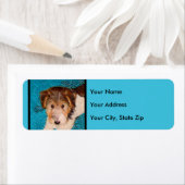 Wire Fox Terrier Puppy Painting - Original Dog Art (Insitu)