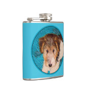 Wire Fox Terrier Puppy Painting - Original Dog Art Flachmann (Rechts)