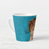 Wire Fox Terrier Puppy Painting - Original Dog Art Milchtasse (Linke Ecke)